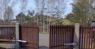 Купить распашные ворота из штакетника Луховицы, цена от 2702 руб.