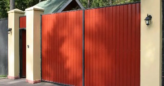 Купить ворота из профнастила Луховицы, цена от 4028 руб.